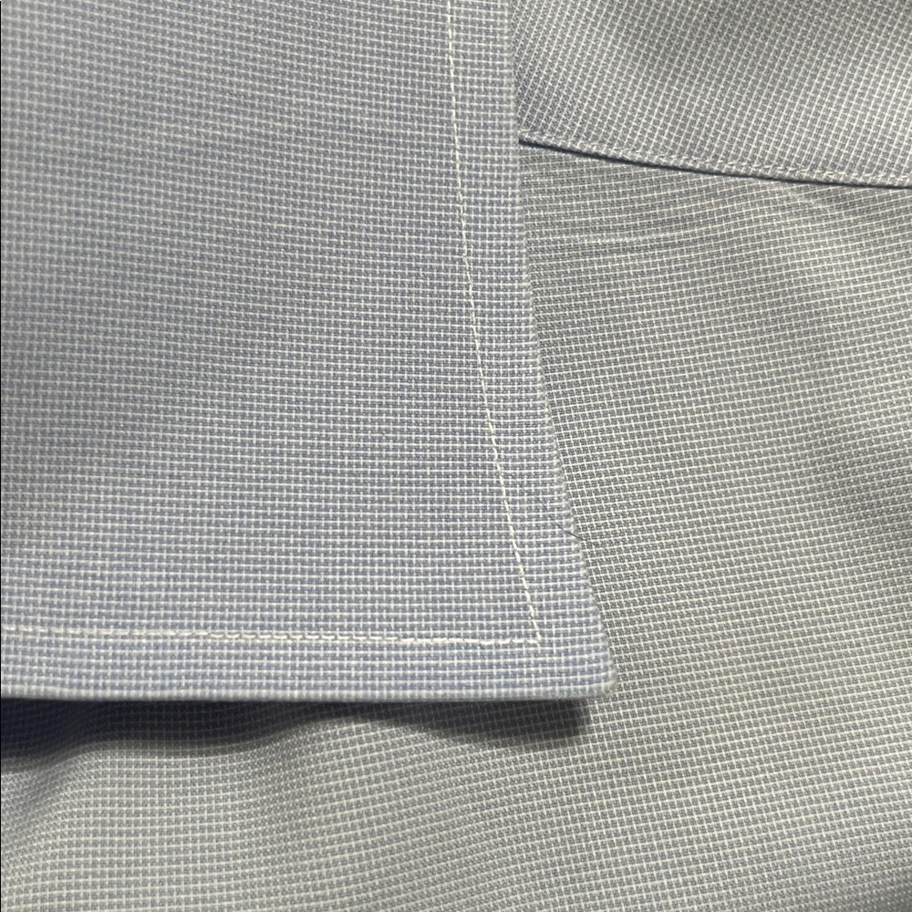 David Donahue Men's Slim Light Blue Shirt - Picture 5 of 12
